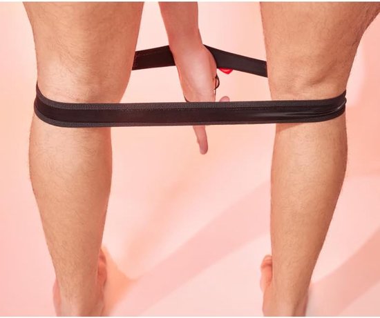 Heren Suspensorium Lingerie Sexy Onderbroek met lage Taille Open Zak Sexy Strik Superelastische testiksel Zwemkleding Outdoor Ondergoed — afbeelding 3