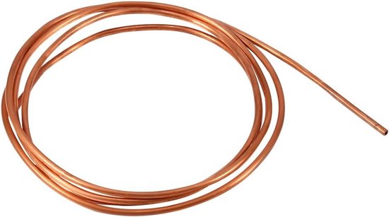Zachte koperen buis van 2 meter, 4mm OD x 3mm ID voor koelinstallaties, sanitair en elektrische toepassingen — afbeelding 3