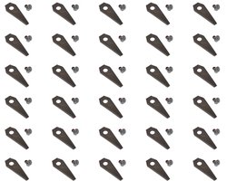Roestvrijstalen mes van 30 x 4,9 cm voor de robotmaaier BOSCH Indego 350, 400, 1000, 1100 en 1200 Connect