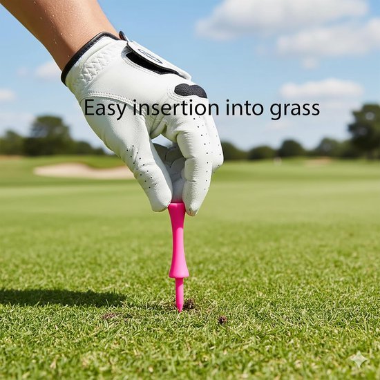 Golf tees 90 stuks - 6 maten en kleuren - duurzaam plastic - ideaal voor driving range - ShopVlot van GOLF — afbeelding 3