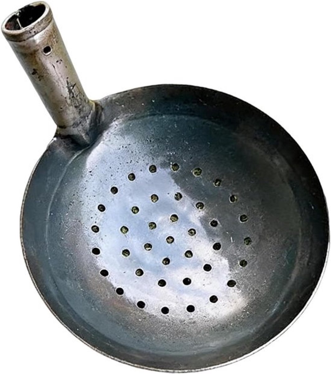 Robuuste zeefschep - Grindzeef - Voor het zeven van tuinaarde - Ergonomisch handvat - 25 x 25 x 18 cm - Metaal