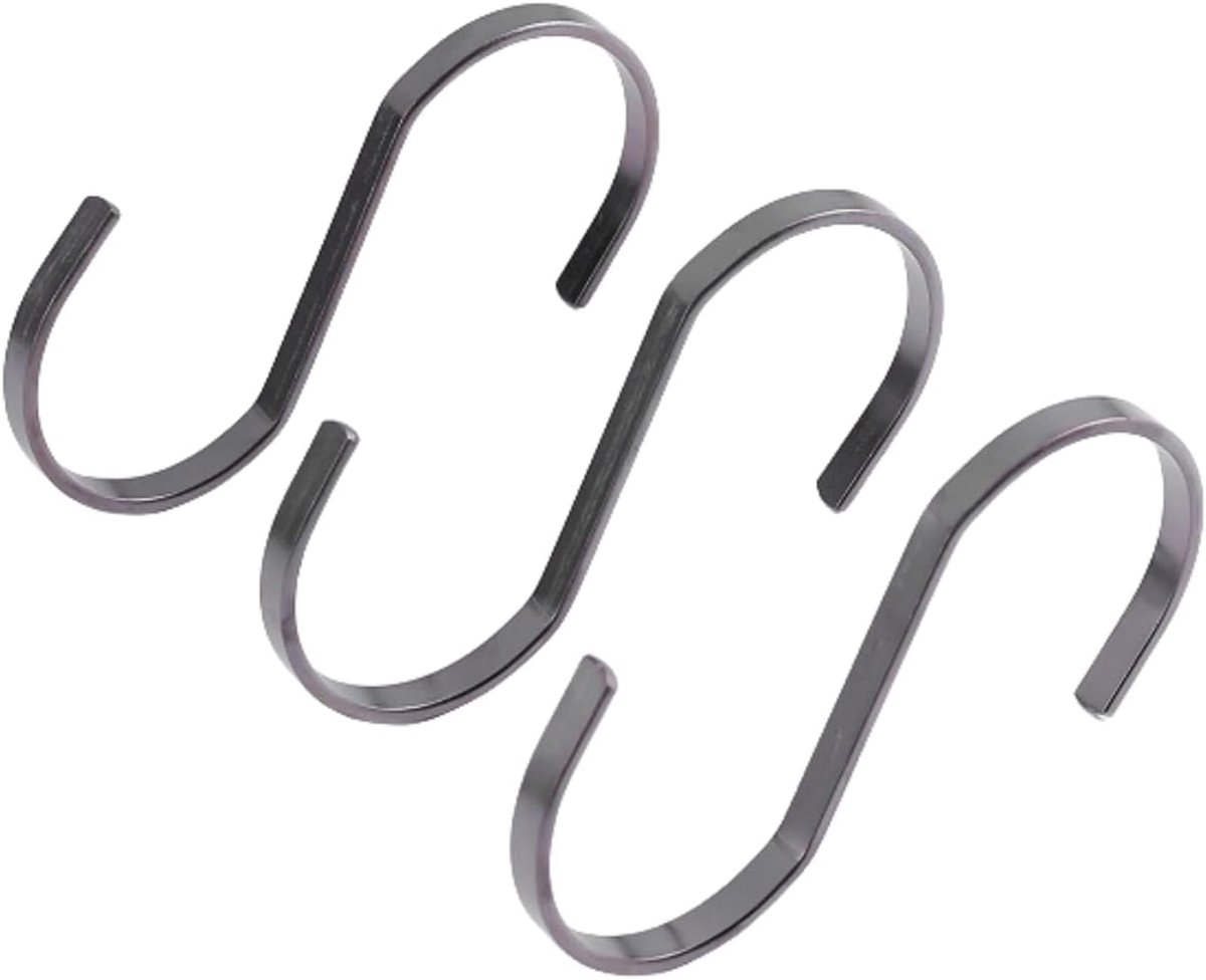 Dailygoods- Haken S-vormig - 10 stuks - Roestvrij Staal - Multifunctioneel - Voor Keuken/Badkamer - Ruimtebesparende Opslag - Ophanghaken