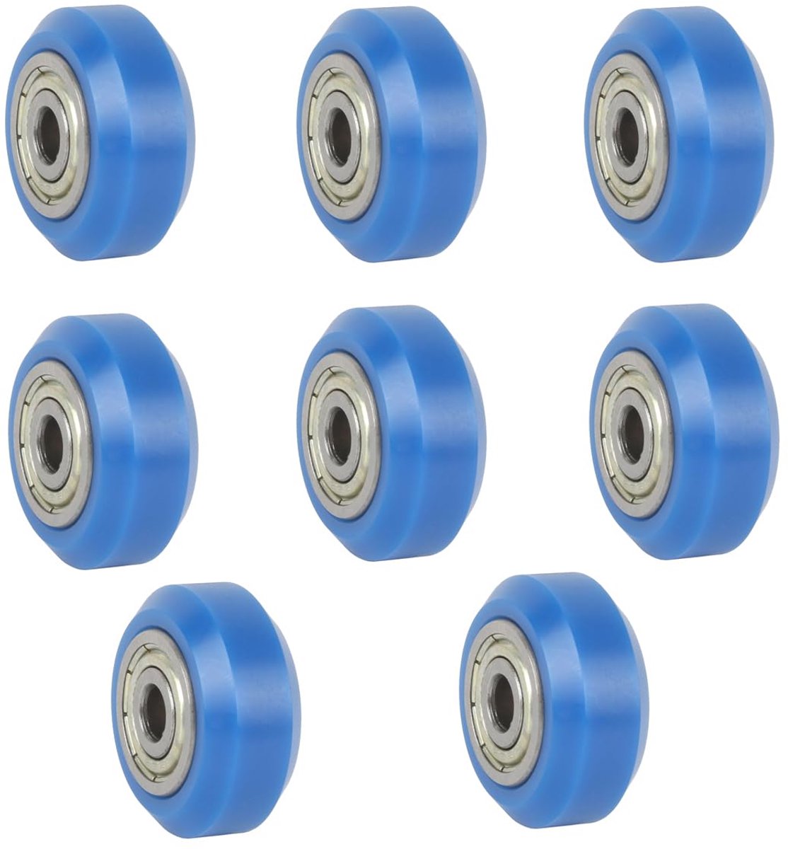 8pcs Upgrade V Solid POM Wheels OD 24mm Rolls Gantry Pulley Double Bearings for Ender 3 V2 Neo, Ender 3 S1,Pro, Ender - ShopVlot