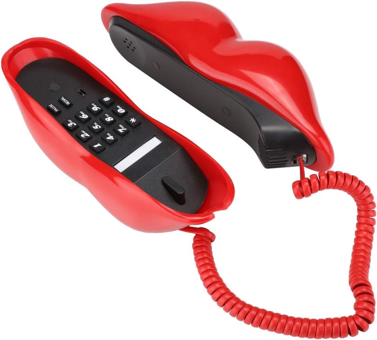 Vintage Lip Telefoon - Roze Desktop Multifunctionele Decoratie Wx 3061
