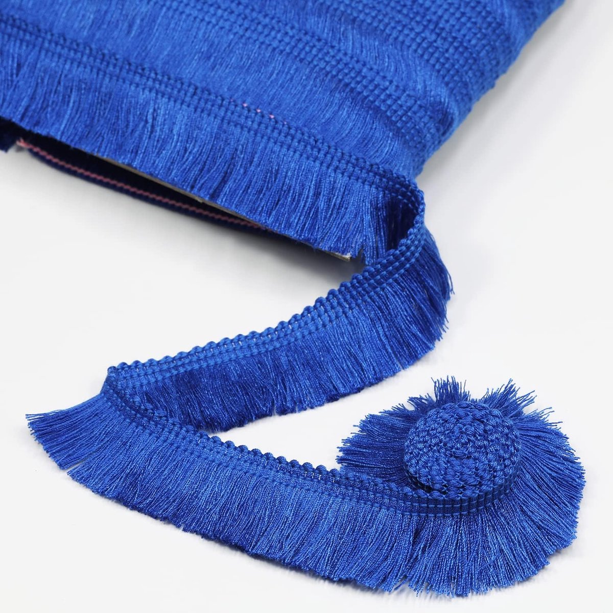 Kwastje kant (blauw)