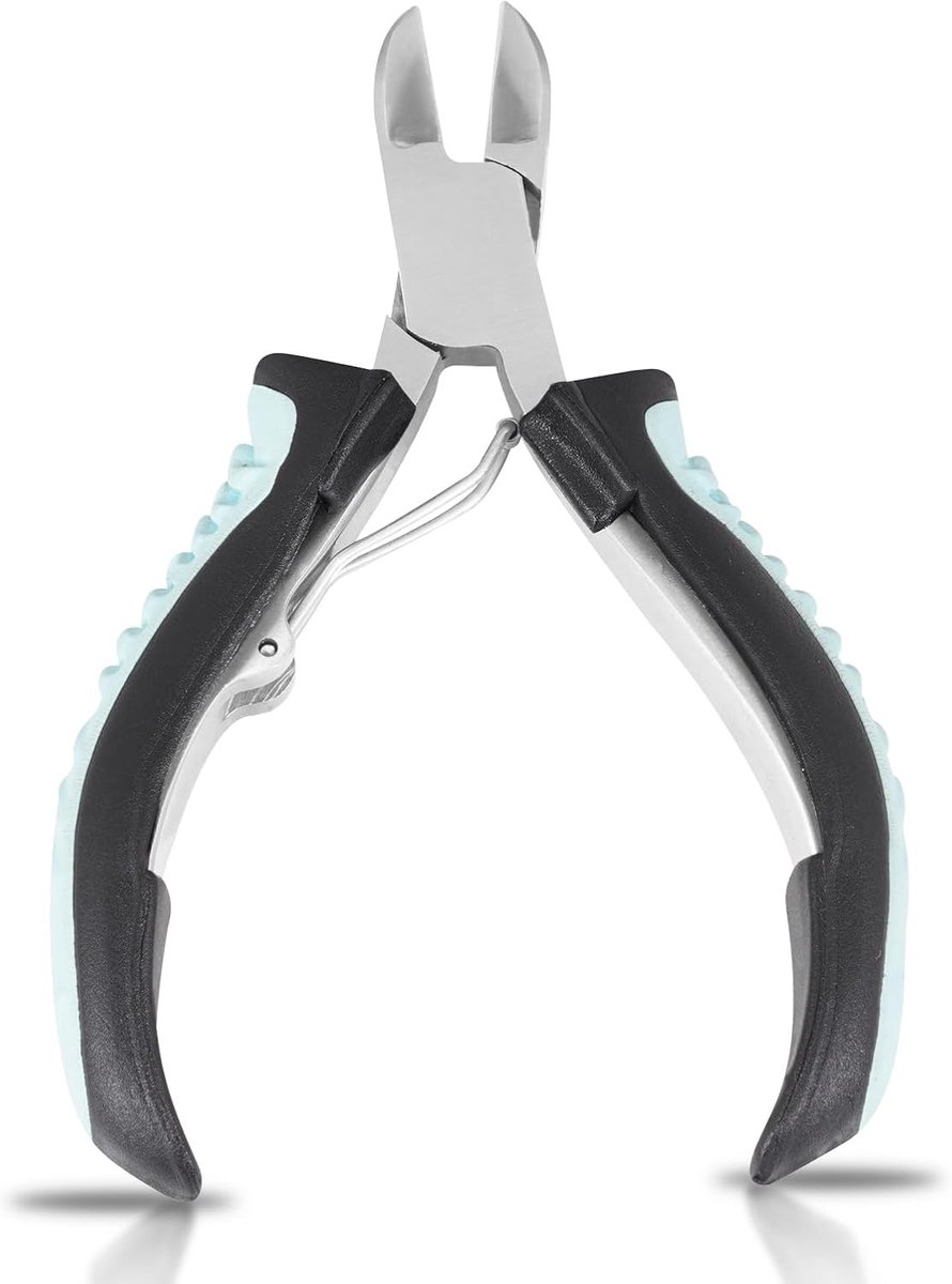 Teennagelknipper cutter tangen chiropody zware dikke nagels SS (blauw)
