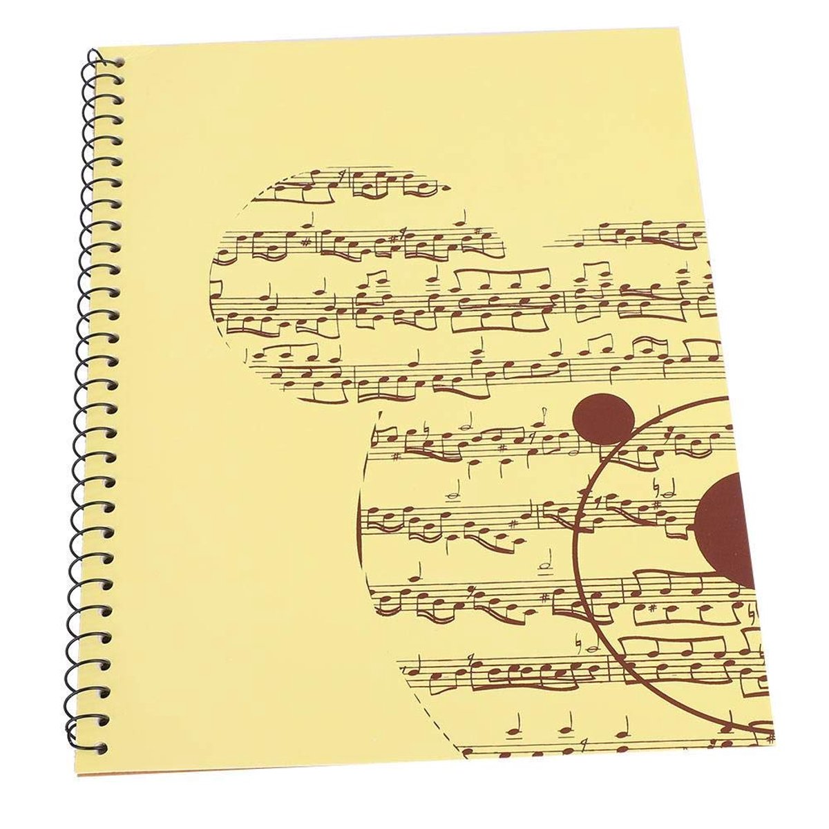50 bladzijden leeg muziekschrift notenmanuscript-briefpapier voor notenmanuscriptpapier, staafpapier
