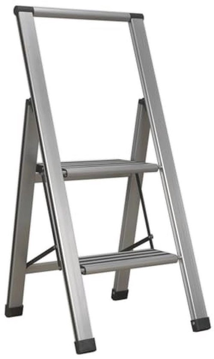 Professionele vouwladder - 2-staps, draagvermogen 150kg