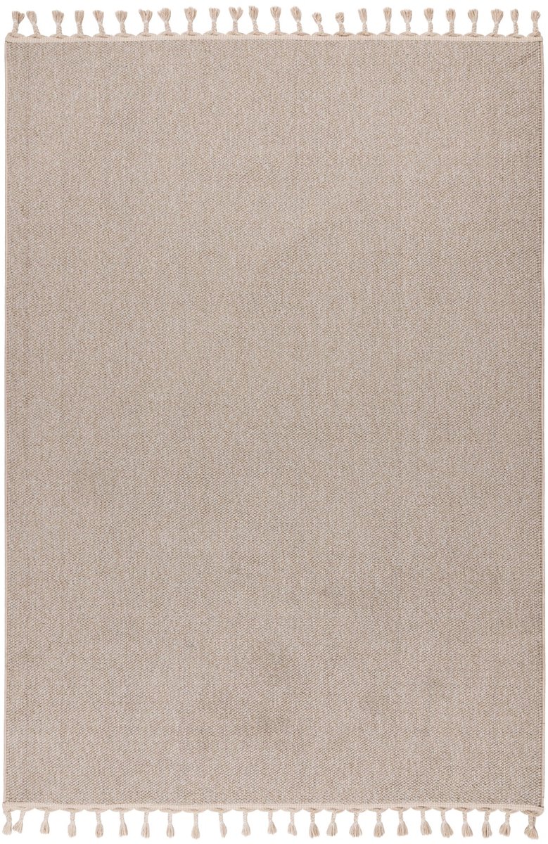 Dutch XXL Laagpolig Vloerkleed | Tapijt | Tunis | Uni | Beige | 200x290 cm