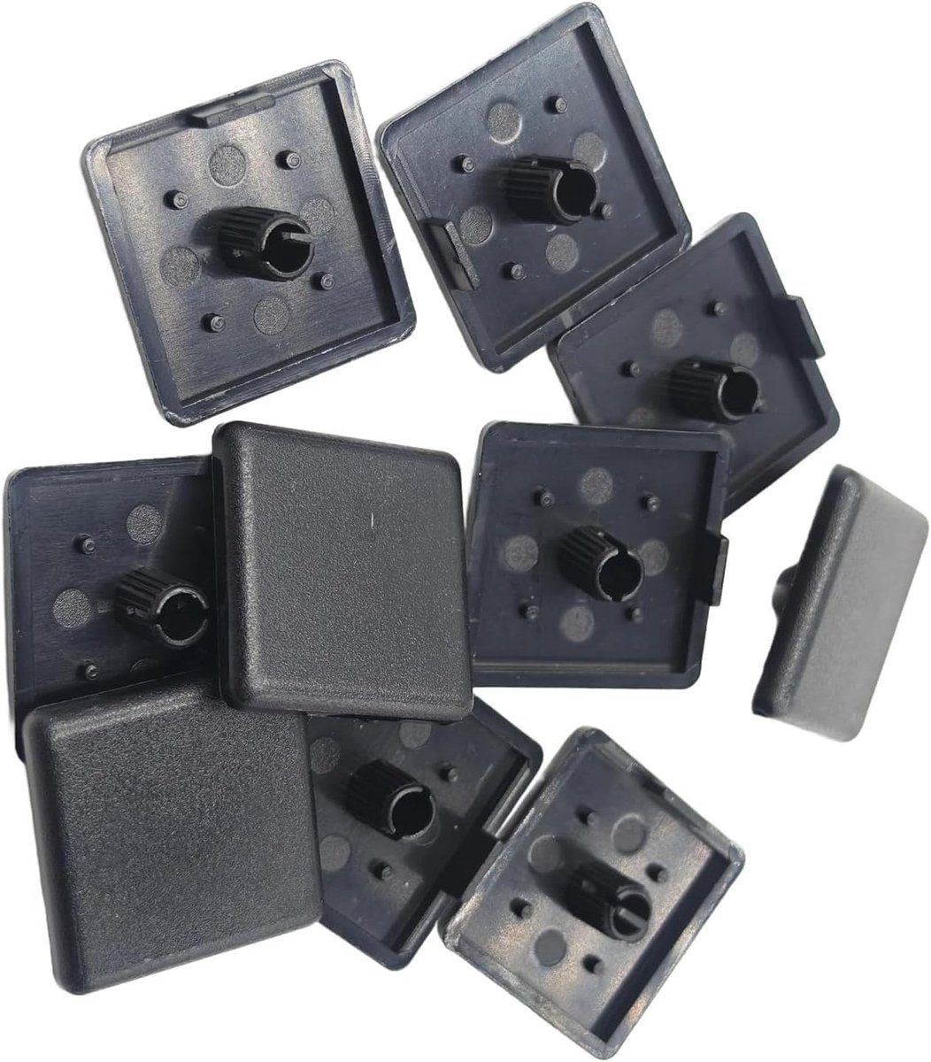 10 pieces end cap for 4040 aluminum profile, plastic European standard aluminum profile cover and square tube - ShopVlot
