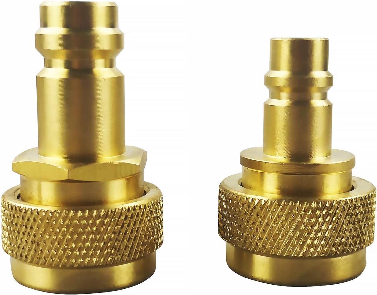 Quick Coupling Adapter R134a naar R1234yf - Verstelbaar - Voor AC koelsystemen - Eenvoudige aansluiting - ShopVlot