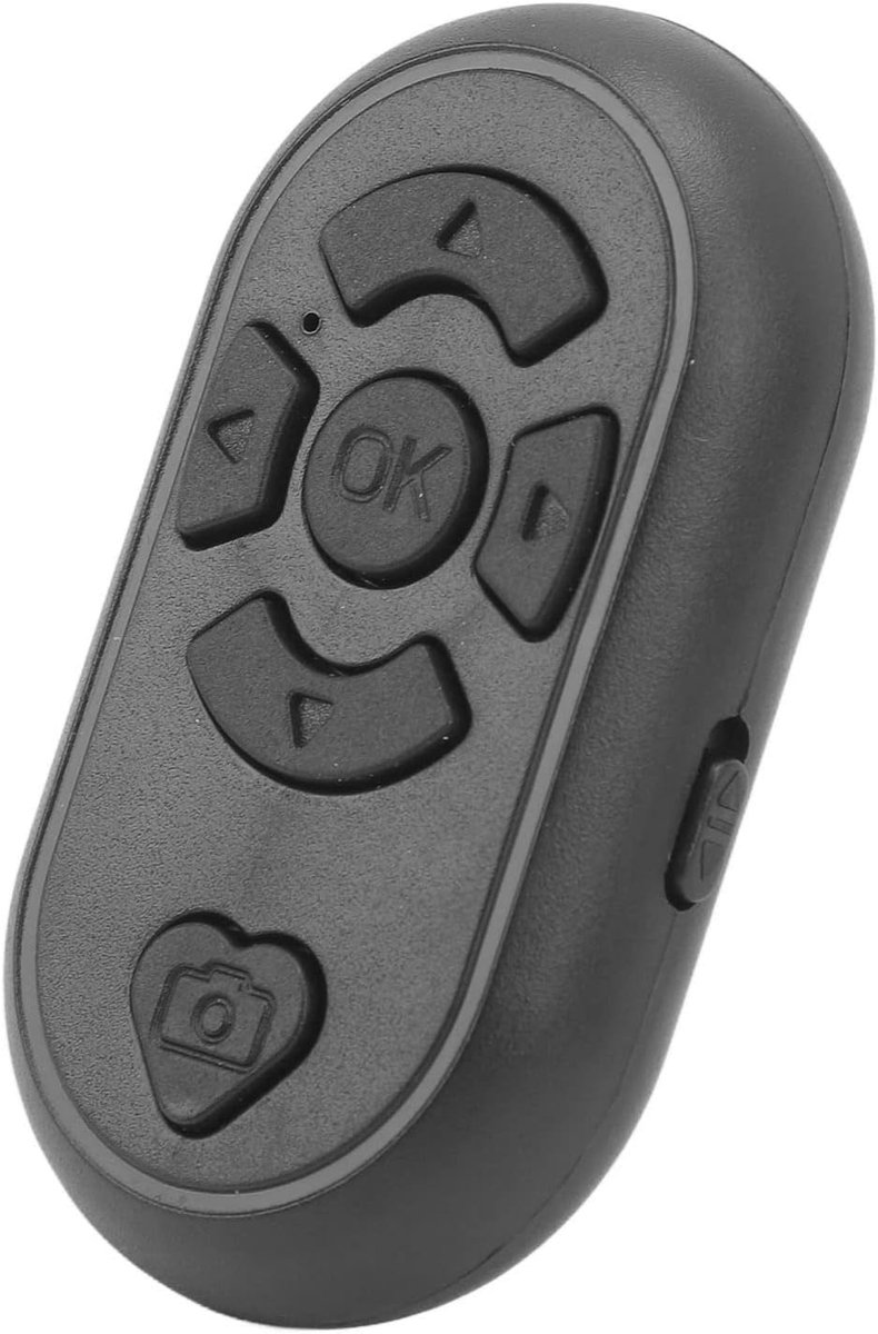 Voor Bluetooth Page Turner, App Page Turner Vingertip Afstandsbediening Scrolling Ring Afstandsbediening Camera Shutter Selfie Remote Compatibel met IOS, voor Android (Zwart)