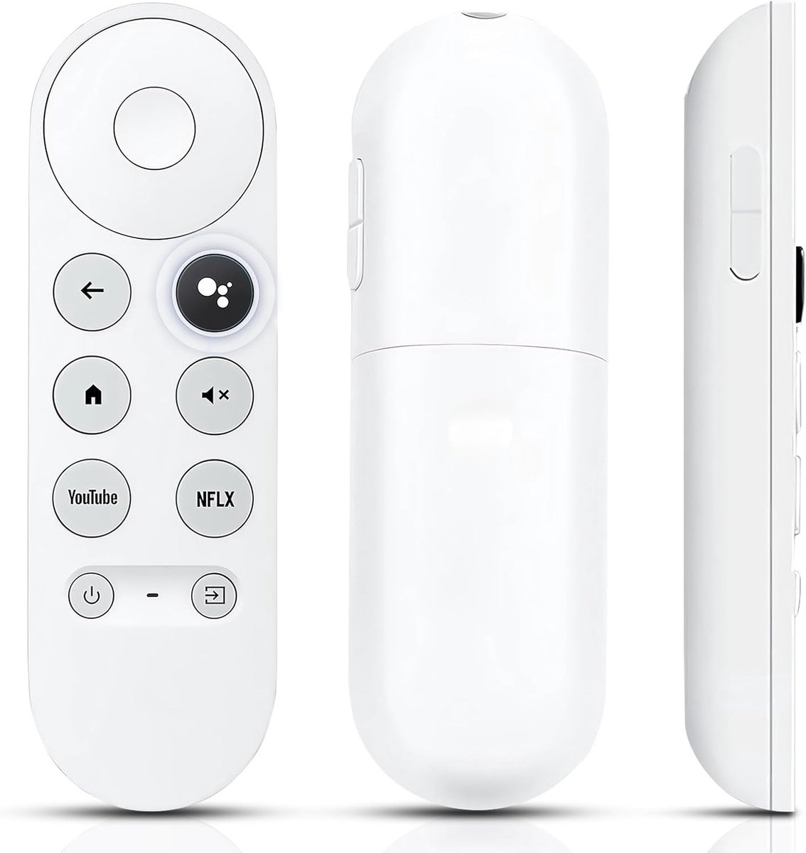 Afstandsbediening voor Chromecast Google TV, universele spraakafstandsbediening G9n9n voor Chromecast met Google TV, afstandsbediening voor Google Chromecast 4K HD TV Streaming