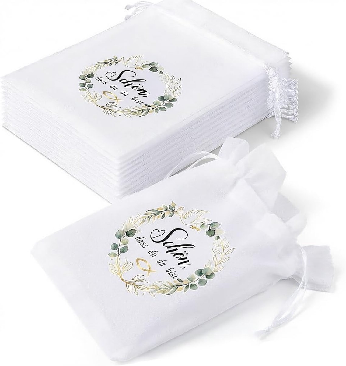 30 stuks organza zakjes voor gastgeschenken - ShopVlot