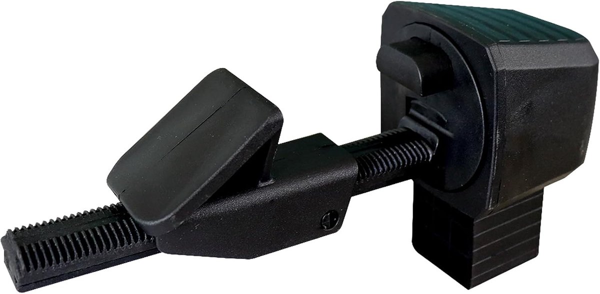 Swing gate stopper, automatic black composite stop, 360° resistant automatic closing system, adjustable 30 to 100 mm - ShopVlot