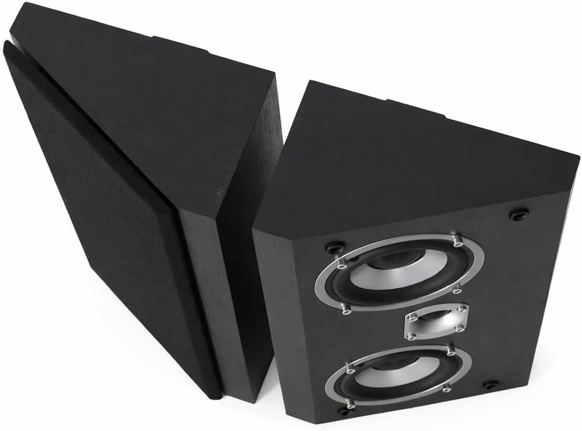 Dynavoice Magic FX-4 Black – Surround Speakers Home Cinema (Pair), Wall Speakers/Ceiling Speakers, Dolby Atmos - ShopVlot
