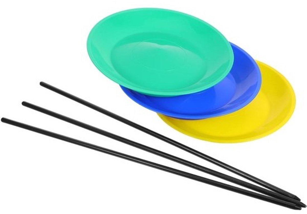 Jongleerset - Circusspel - Artistieke prestaties - Nauwkeurig ontwerp - 23.5 cm - Diverse kleuren