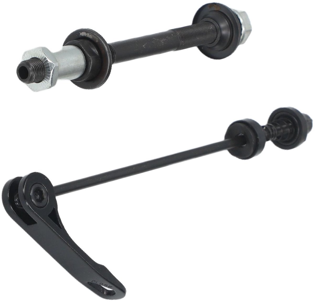 Dailygoods- Achterwielset Snelkoppeling - 145 Hub As - 175 Quick Release - Fietsaccessoire - Staal - Duurzaam en Praktisch - Naafas