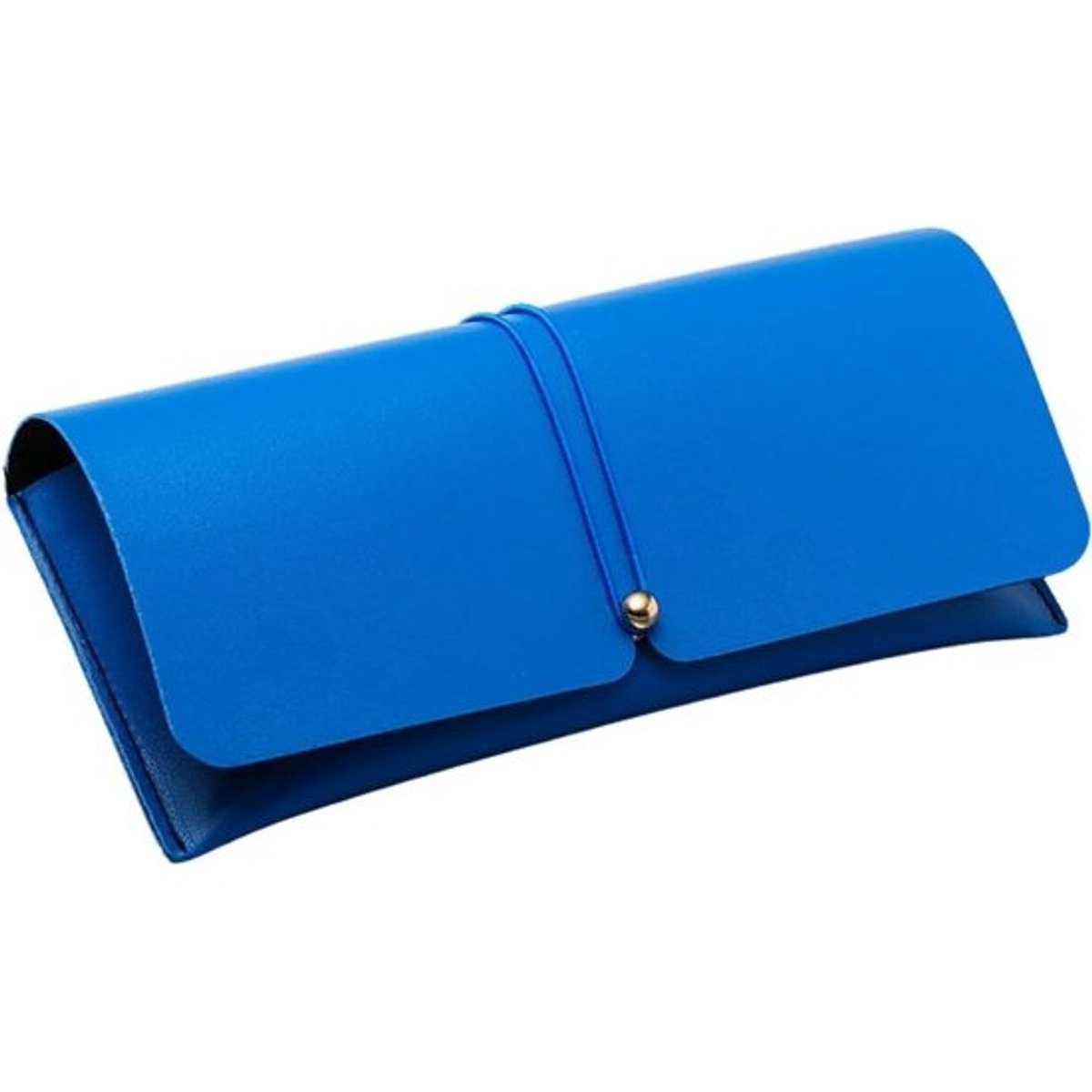 Damesbril-etui van zacht PU-leer - Draagbare brillenpouch met microvezeldoek en opbergzakje
