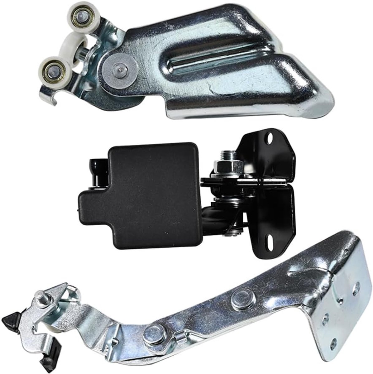 3 sets geleiders voor schuifdeur vervanging (één stuk ijzer aan het uiteinde) compatibel met Jumper Boxer (vanaf 2006) - ShopVlot