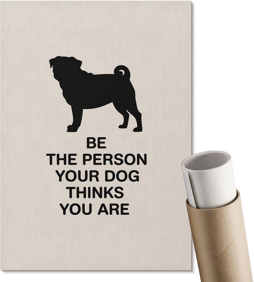 Coloray Polycanvas Wandposter - Arctische Reis, Wit - A3 - Wit Poster - Rechthoek - Interieurdecoratie - Kantoor - Minimalist