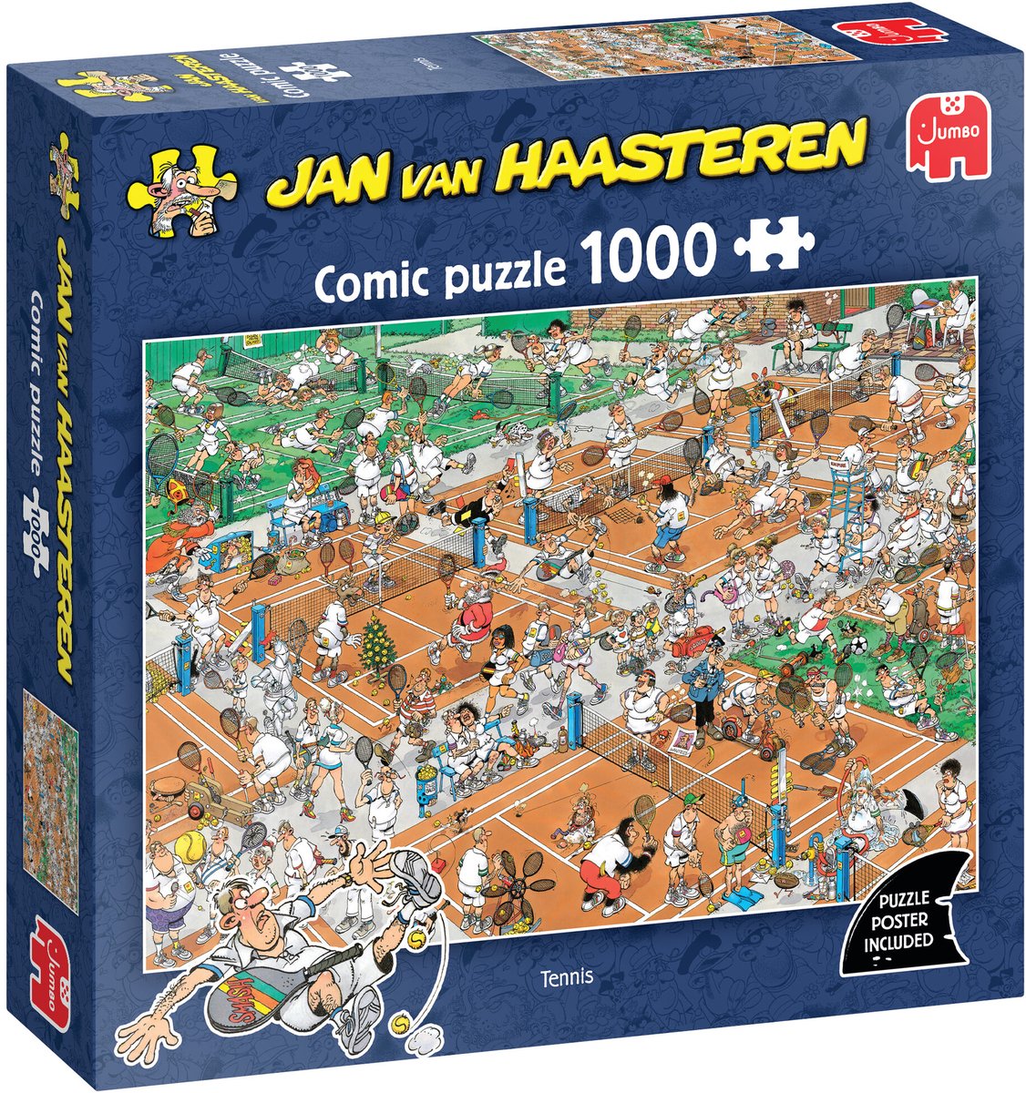 Tennis - Jan van Haasteren - puzzel van 1000 stukjes