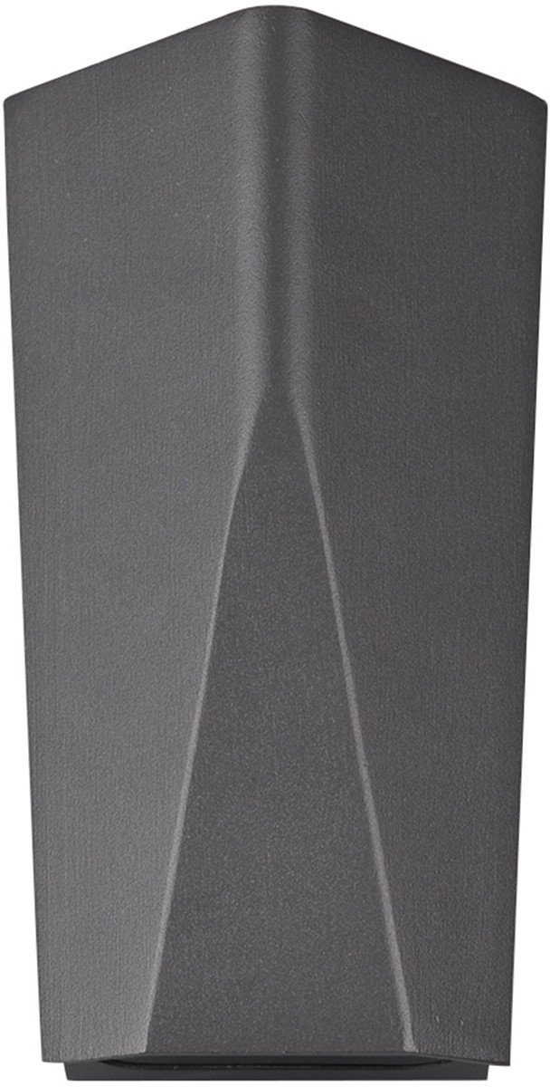LED Tuinverlichting - Wandlamp - Buitenlamp - Trion Tonay Up and Down - 9W - Waterdicht IP65 - Mat Antraciet - Aluminium - OSRAM LEDs