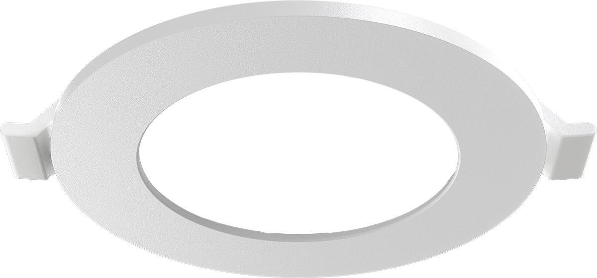 LED Downlight Inbouwspot - Brinton Thin - 3W 220lm 120° Bundelhoek - Helder/Koud Wit 6500K - IP40 - Rond - Wit - Ø85mm Buitenmaat - Ø70mm Zaagmaat