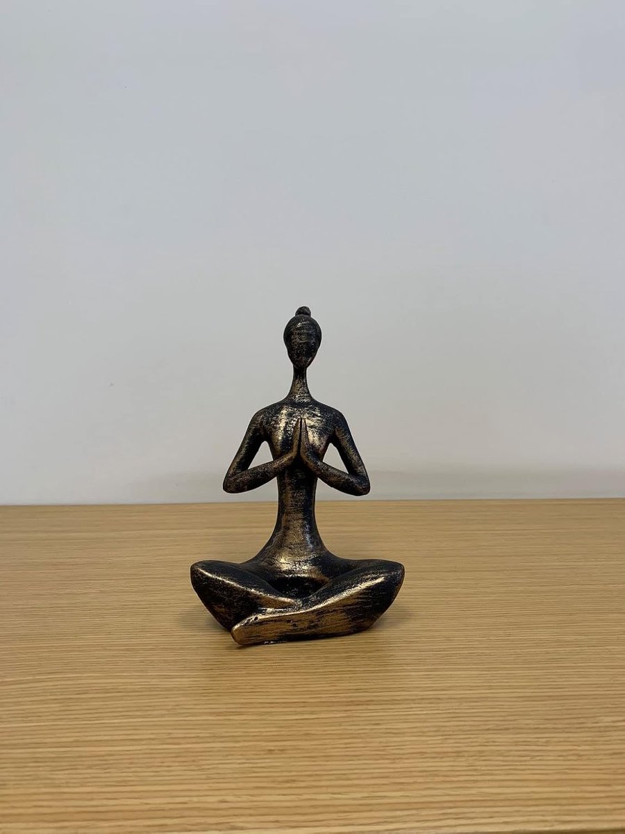 Decoratief Beeld - 19 cm - Modern - Handgemaakt - Brons