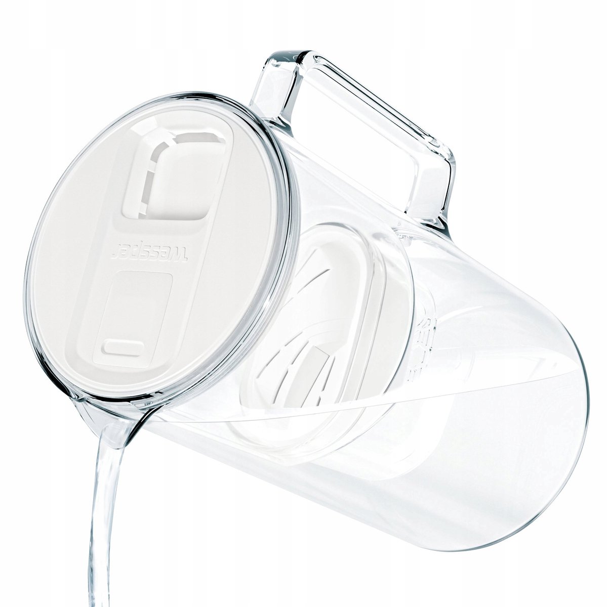 Wessper Deksel met LED Indicator voor Waterfilterkan - Wit