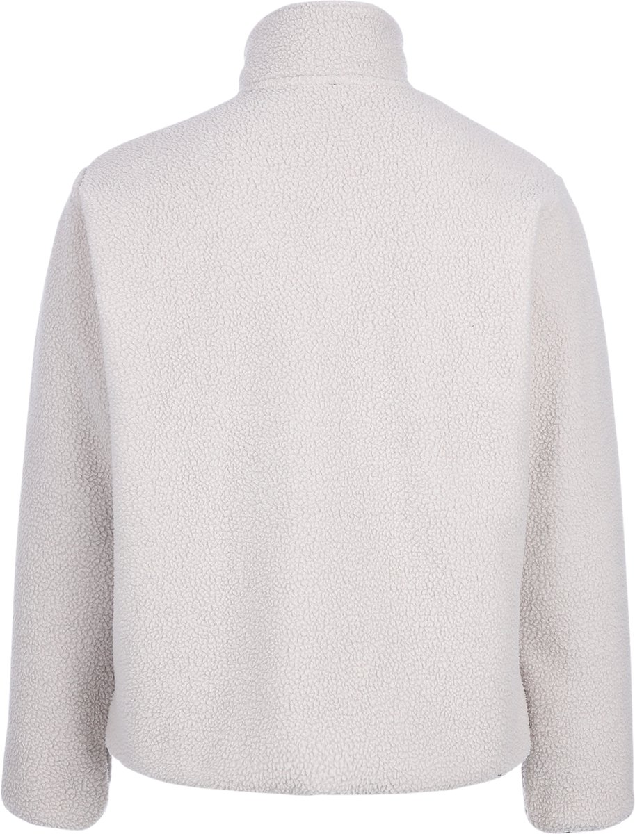Brunotti Kelstyn Teddy Fleece Heren Soft Fleece met Rits Loose Fit Soft Chin Guard Grijs