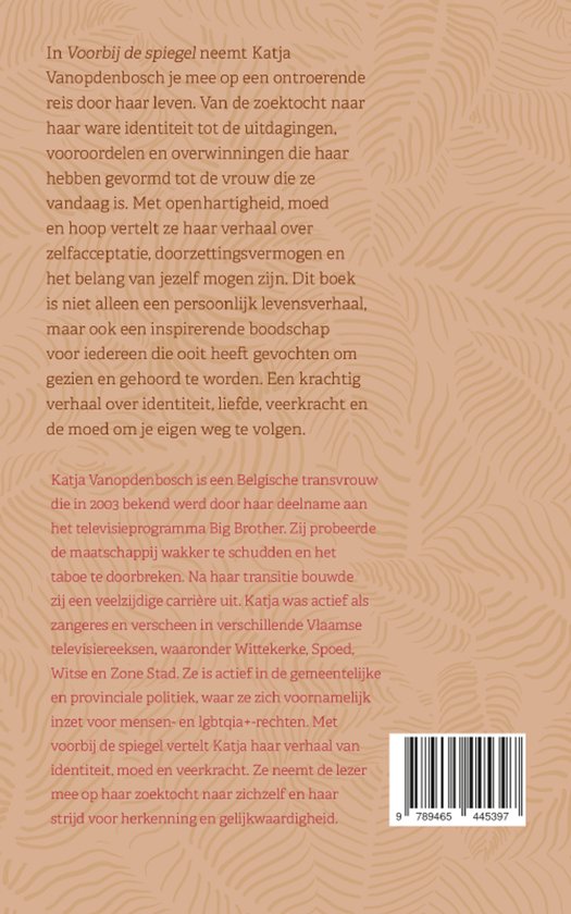 Boekomslag met tekst en een streepjescode.