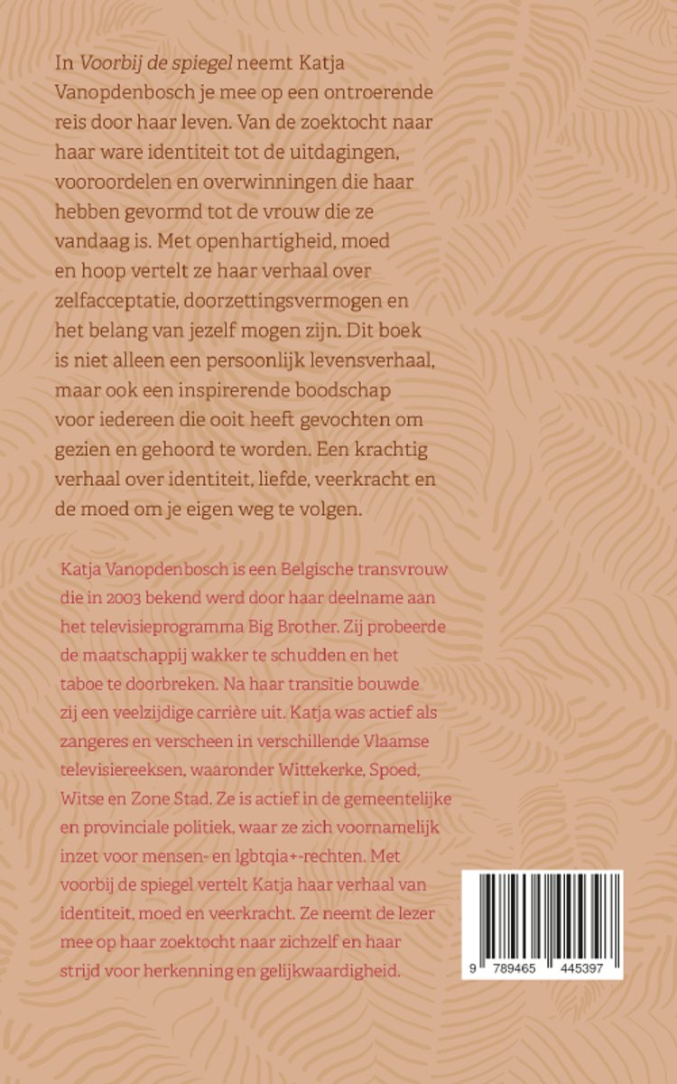 Boekomslag met tekst en een streepjescode.