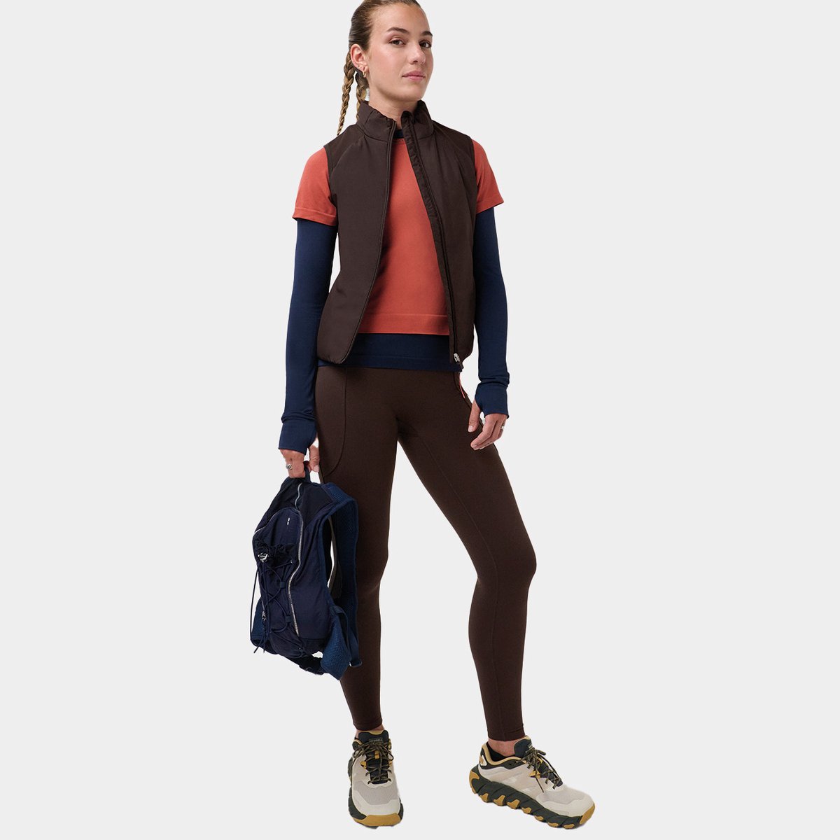 Sweaty Betty Hike 7/8 Leggings BRUIN - Maat M