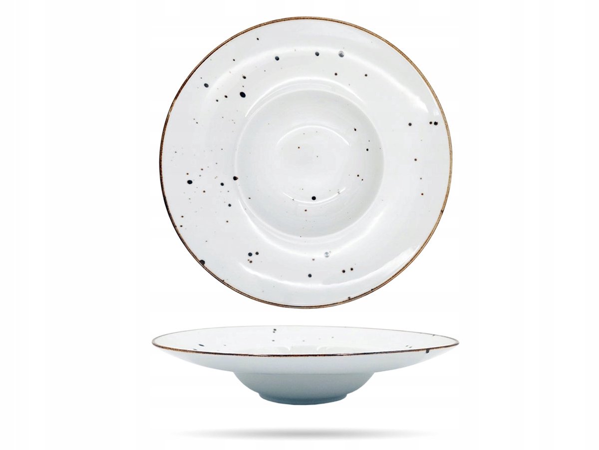 Diepe Pastabord 28 cm Cottage White Porselein Bogucice