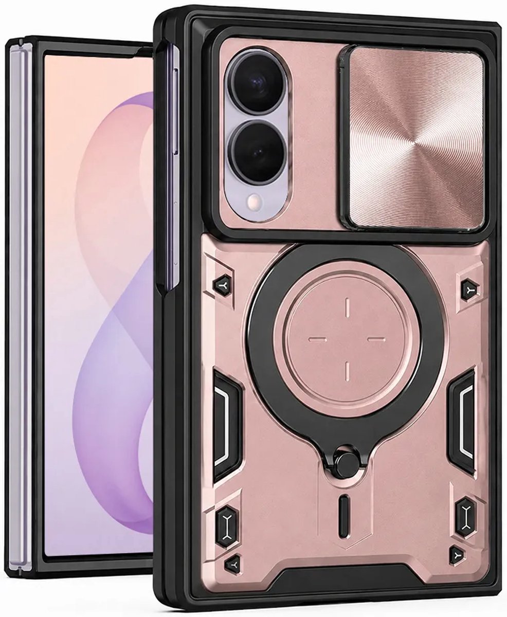 Techsuit - CamGuard Pro - Samsung Galaxy Z Fold8 - Rose Gold