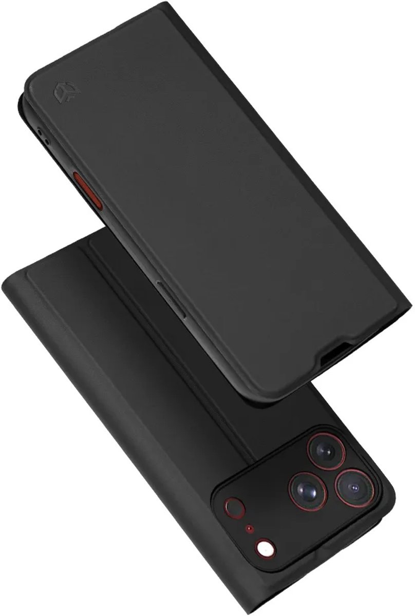 Techsuit - Magskin Book - iPhone 18 Pro Max / iPhone Pro Boonstra Max - Black