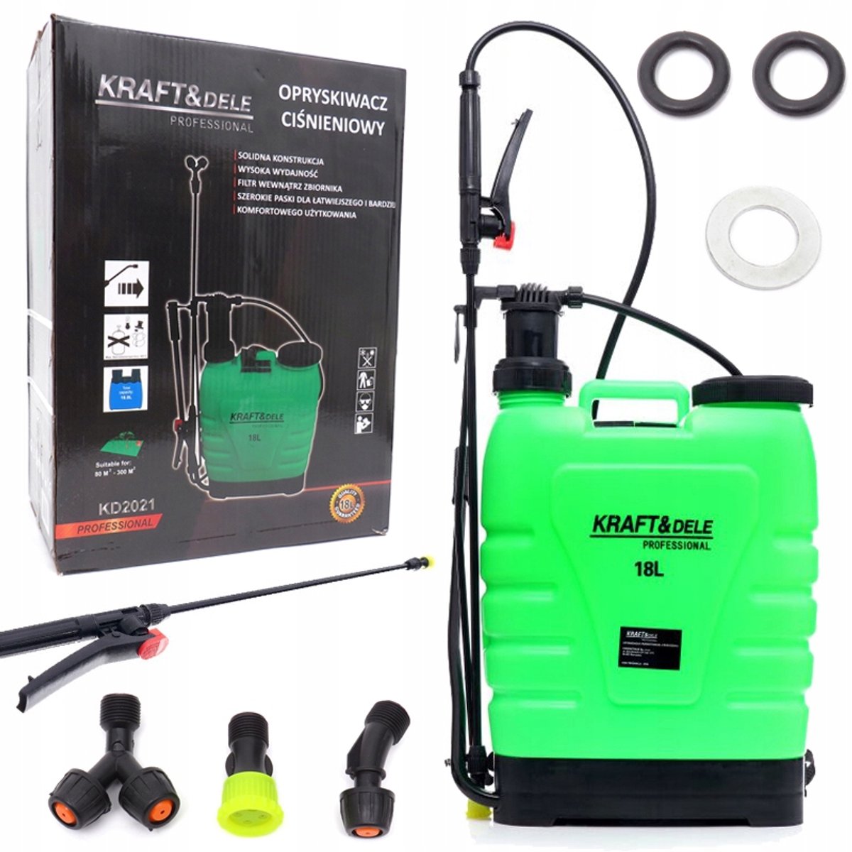 Rugzak Spuit 18L - Drukspuit voor Tuin & Desinfectie