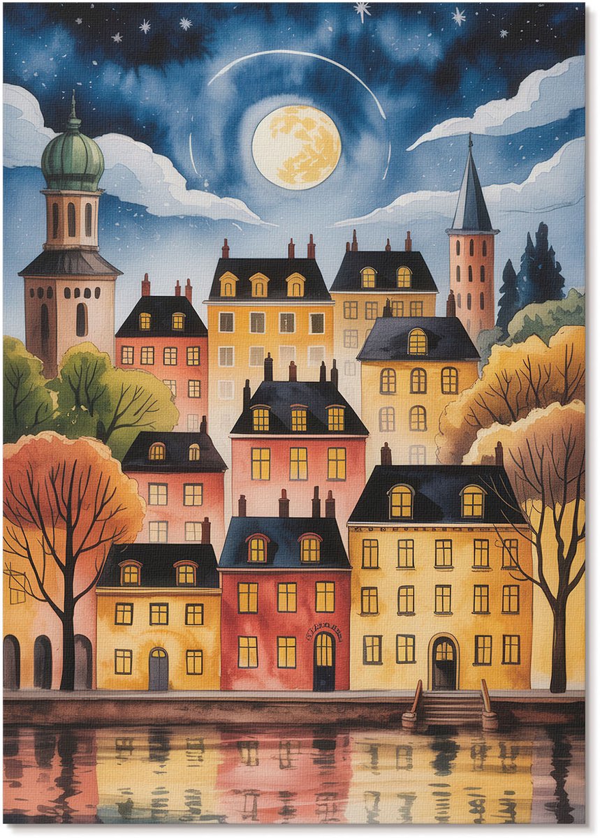 Tulup Polycanvas Wandposter - Moderne Elegantie, Fotografie - A3 - Grijs Poster - Rechthoek - Canvasposter - Woonkamer, Slaapkamer, Kantoor - Modern