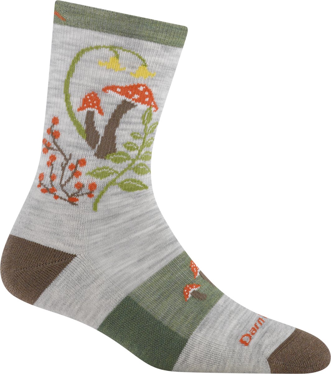 Mellow Mushrooms Micro Crew Lightweight with Cushion- Hardloopsokken - Hikingsokken en wandelsokken van merinowol