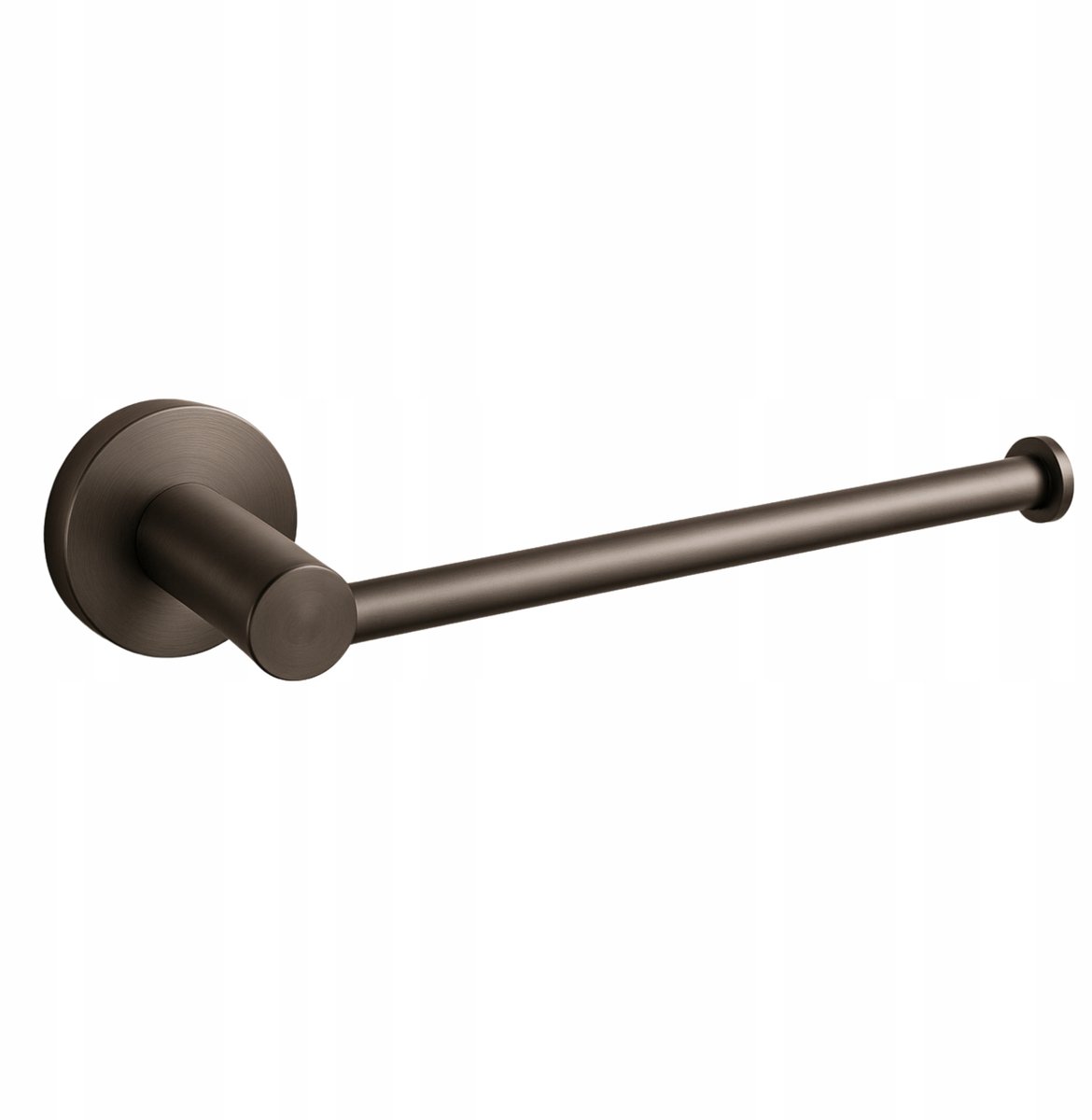 Balneo QUBE Model 1 Gun Metal Toiletrolhouder - Wandmontage
