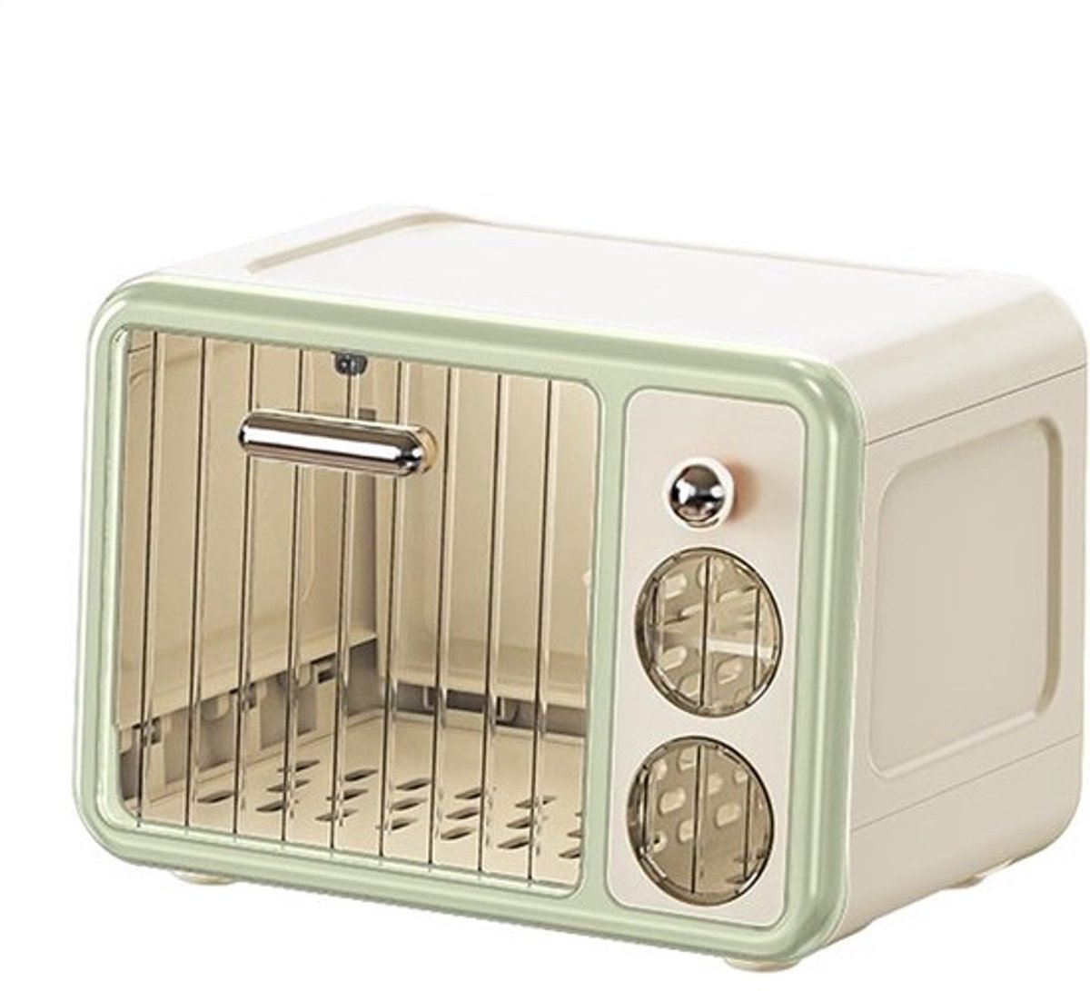 Opbergorganizer Flessen - Baby Fles Organizer - Hygiënisch Opbergen - Opvouwbaar Ontwerp - 37 x 25 x 26 cm - Groen