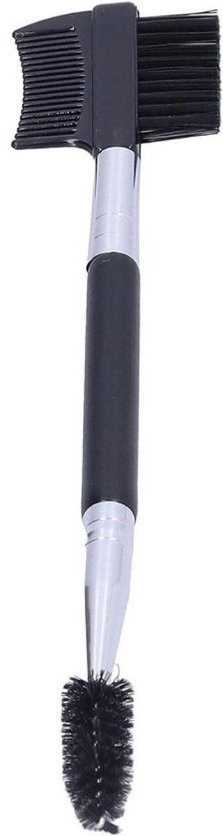 Wenkbrauwborstel Dubbelzijdig - Wimperkam Make-up Tool - Make-up Aanbrengen - Met Kam en Borstel - 10 g - Niet gespecificeerd