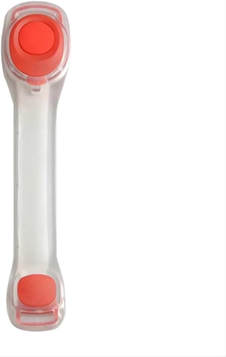 Veiligheidsarmband met LED-verlichting - Safety Band - Sport- en Hardlooparmband - Rood