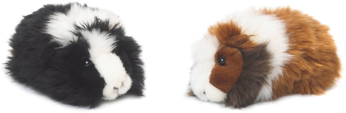 WWF14559 - pluche cavia, 19 cm, 2-voudig gesorteerd