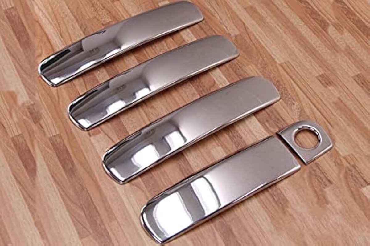 Chrome deurgrepen roestvrij stalen schermen compatibel met Audi A4 B7 2004-2008 | A6 C5 1997-2005