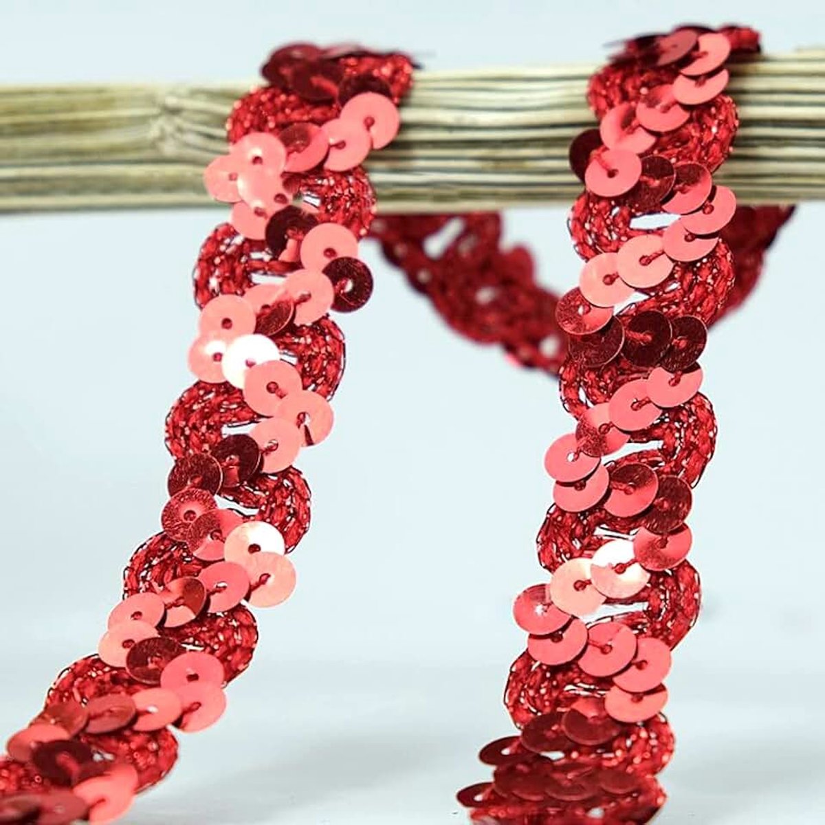 12 meter, 18 mm, glitterpailletten, kanten lint, paillettenband, gevlochten sierband, sierband, boorden, pailletten, linten, trim, boordband voor doe-het-zelf naaien, kostuums, handwerk, versieringen,
