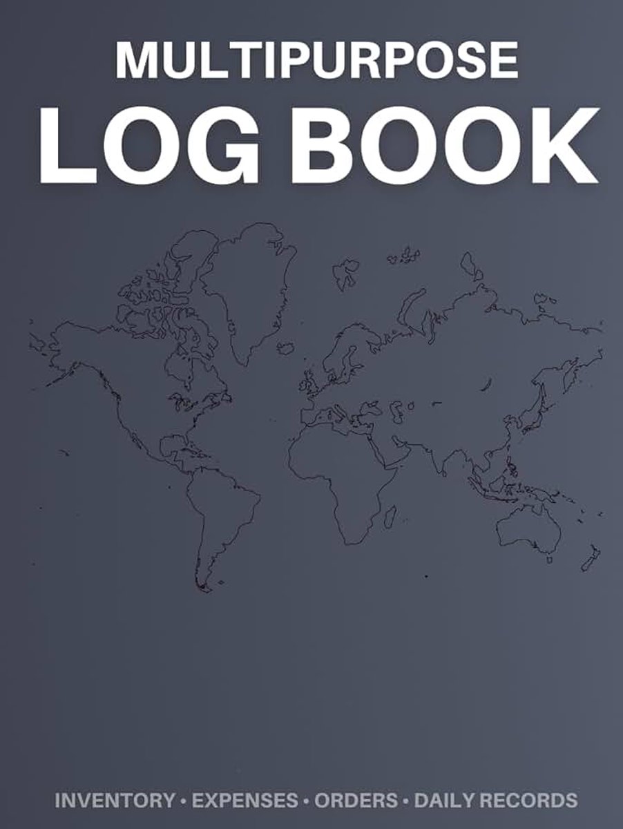 Multipurpose Log Book: Blank 7-Column Record Book for Inventory, Expense Tracking, Orders, Daily Logs & Business Records | Large 8.25" x 11" | 120 Pages
