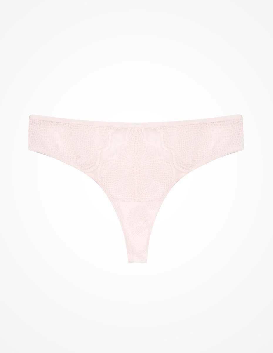 Esotiq Twiggy - String - Beige - Maat S