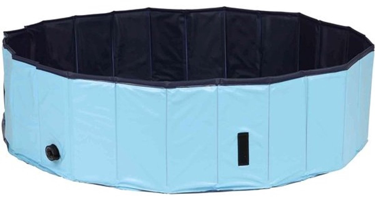Hondenzwembad - Hondenbadje - Zomerse Afkoeling - Robuust Kunststof - 120x30 cm - Blauw